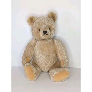 Tags 12" Steiff Teddy Bear Blonde Mohair 0201/36 Jointed Arms & Legs Germany